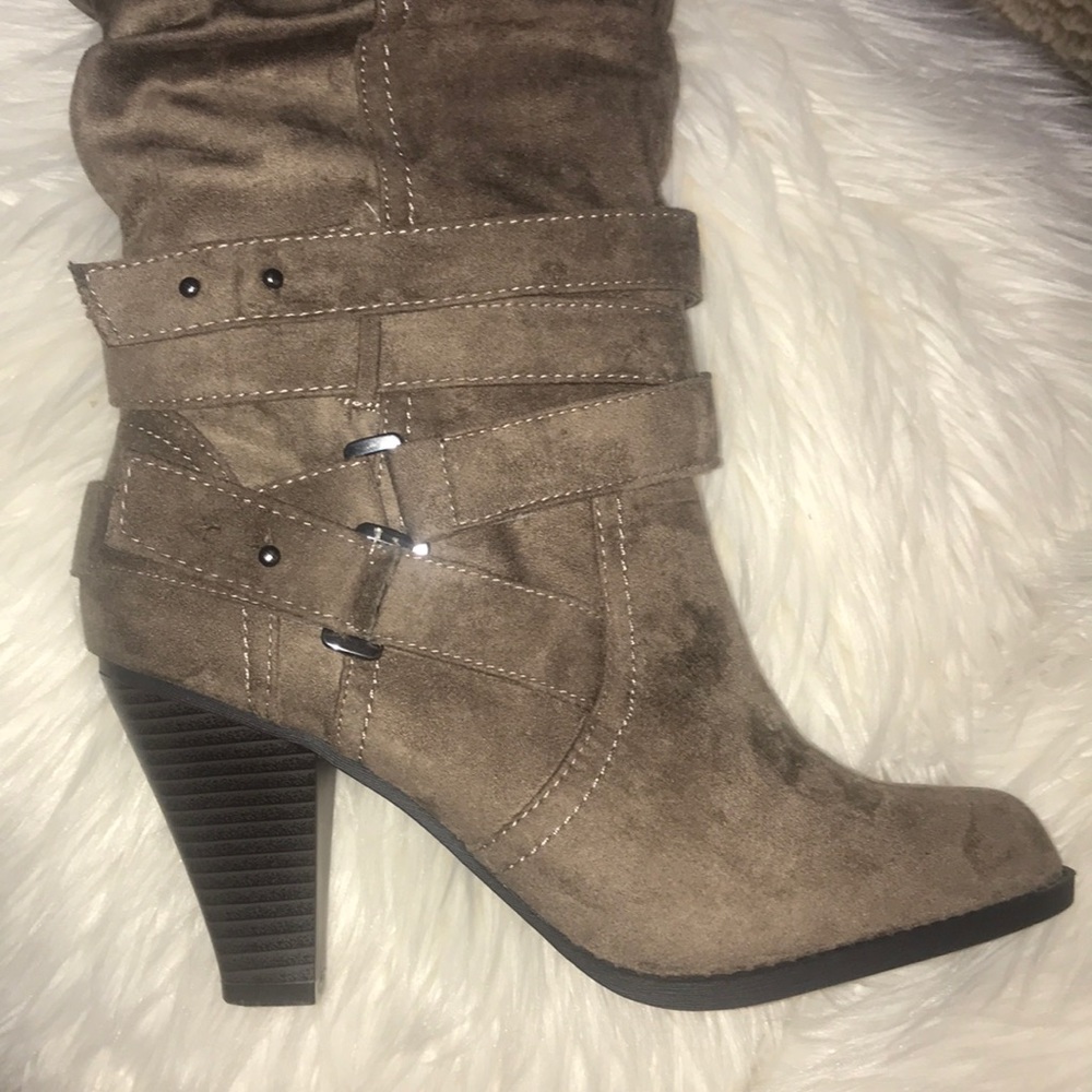 Taupe boots 8.5